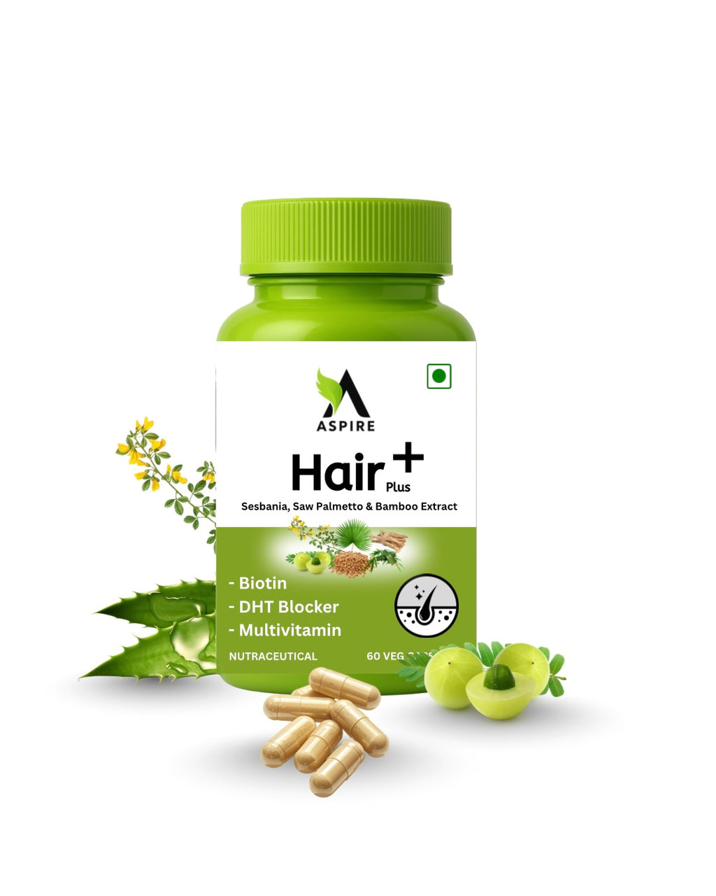Hair Plus+ Ayurvedic Capsules for hair growth