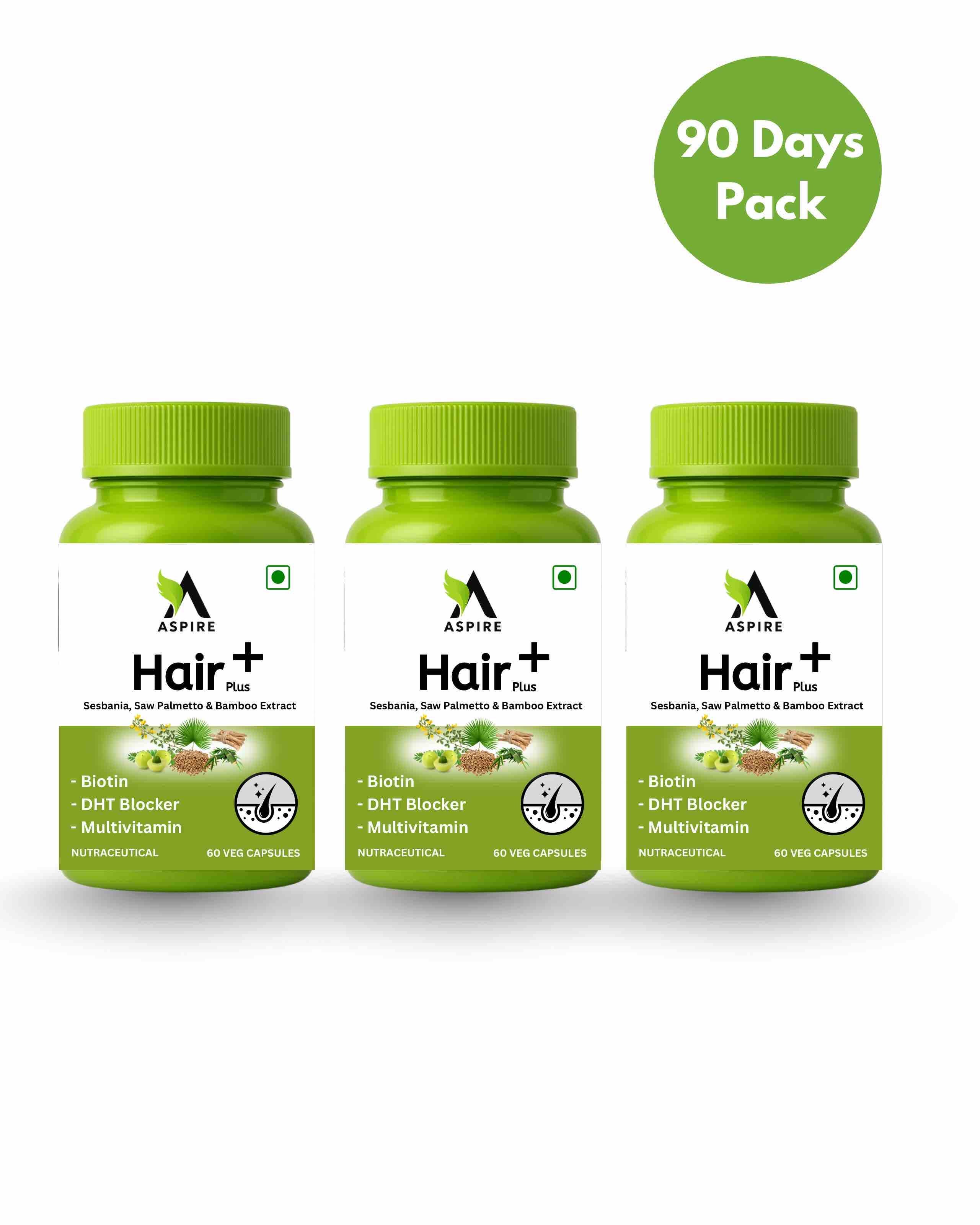 Hair Plus+ Ayurvedic Capsules (Pack Of 3)