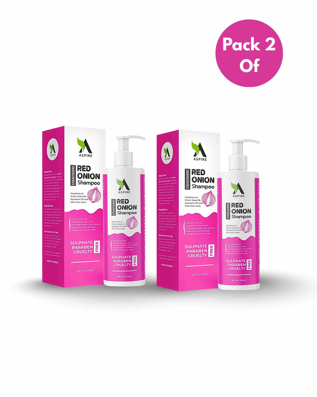 Aspire Wellness Hair Shampoo (Pack Of 2)