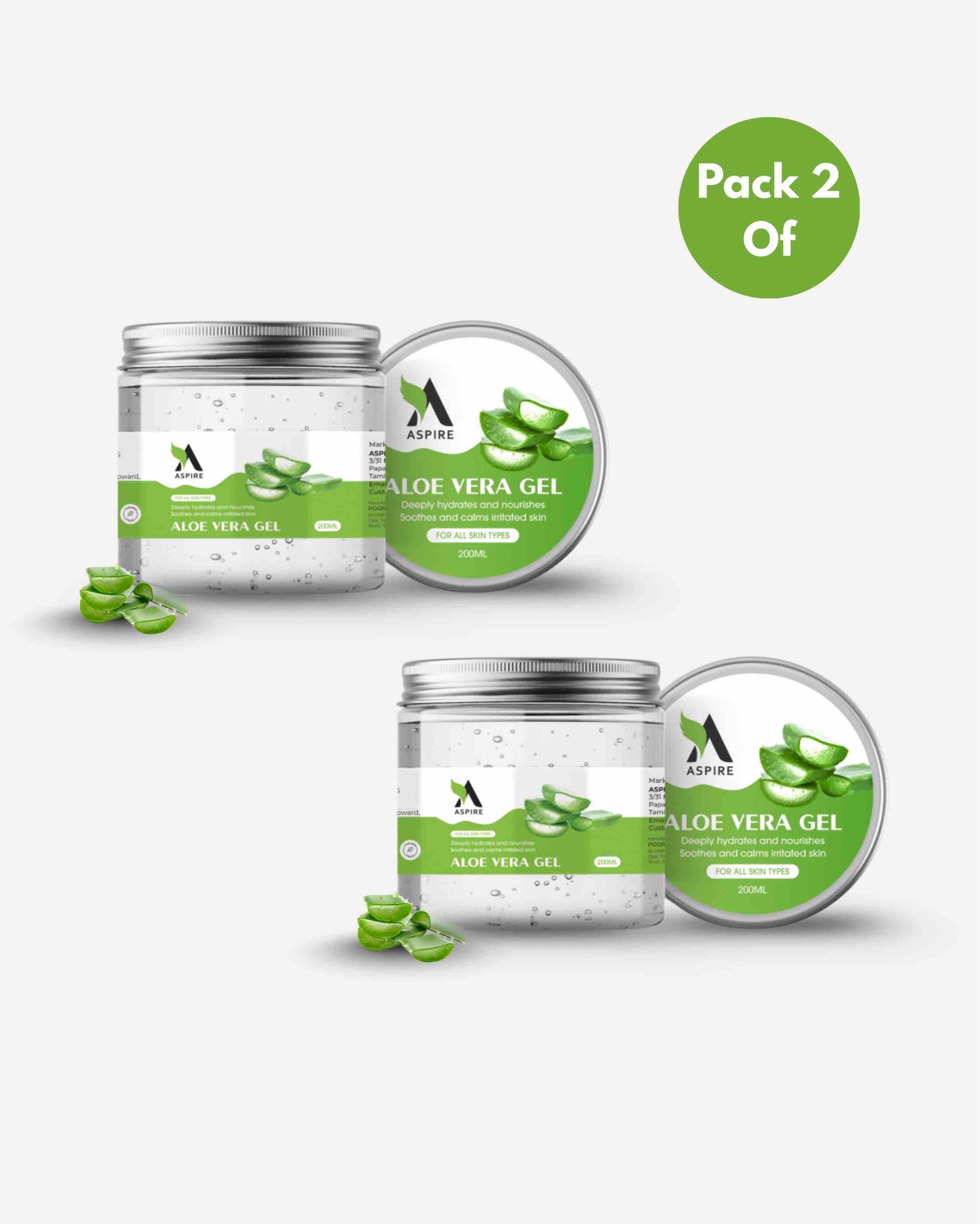 Aloevera Gel For Skin (Pack Of 2)
