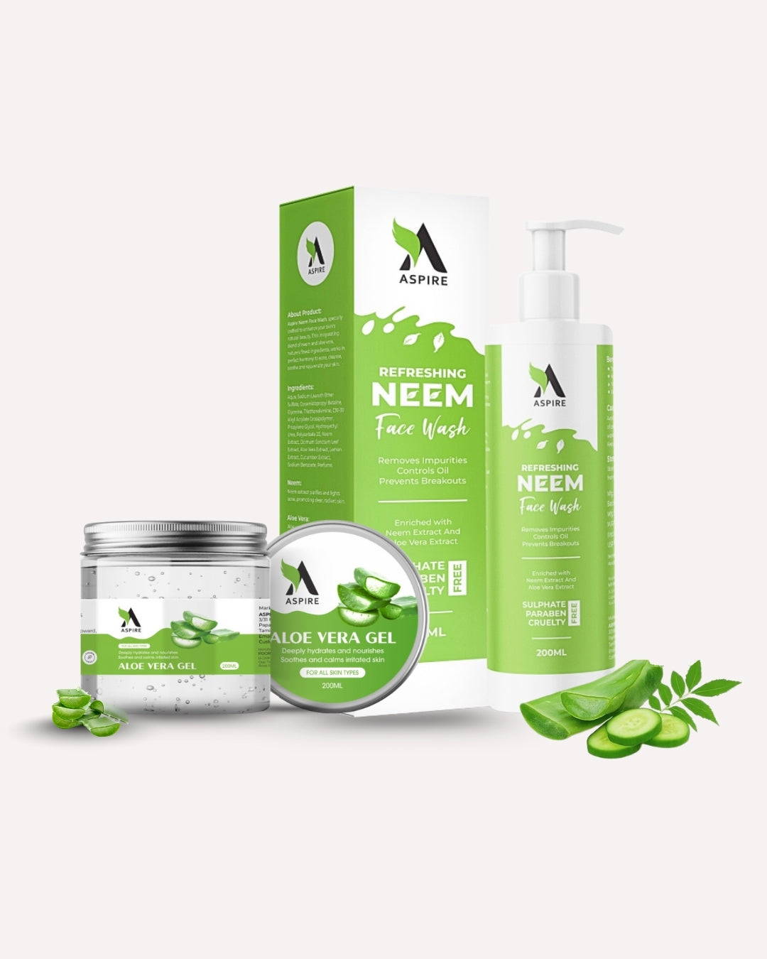 Aspire Neem Face Wash & Alovera Gel
