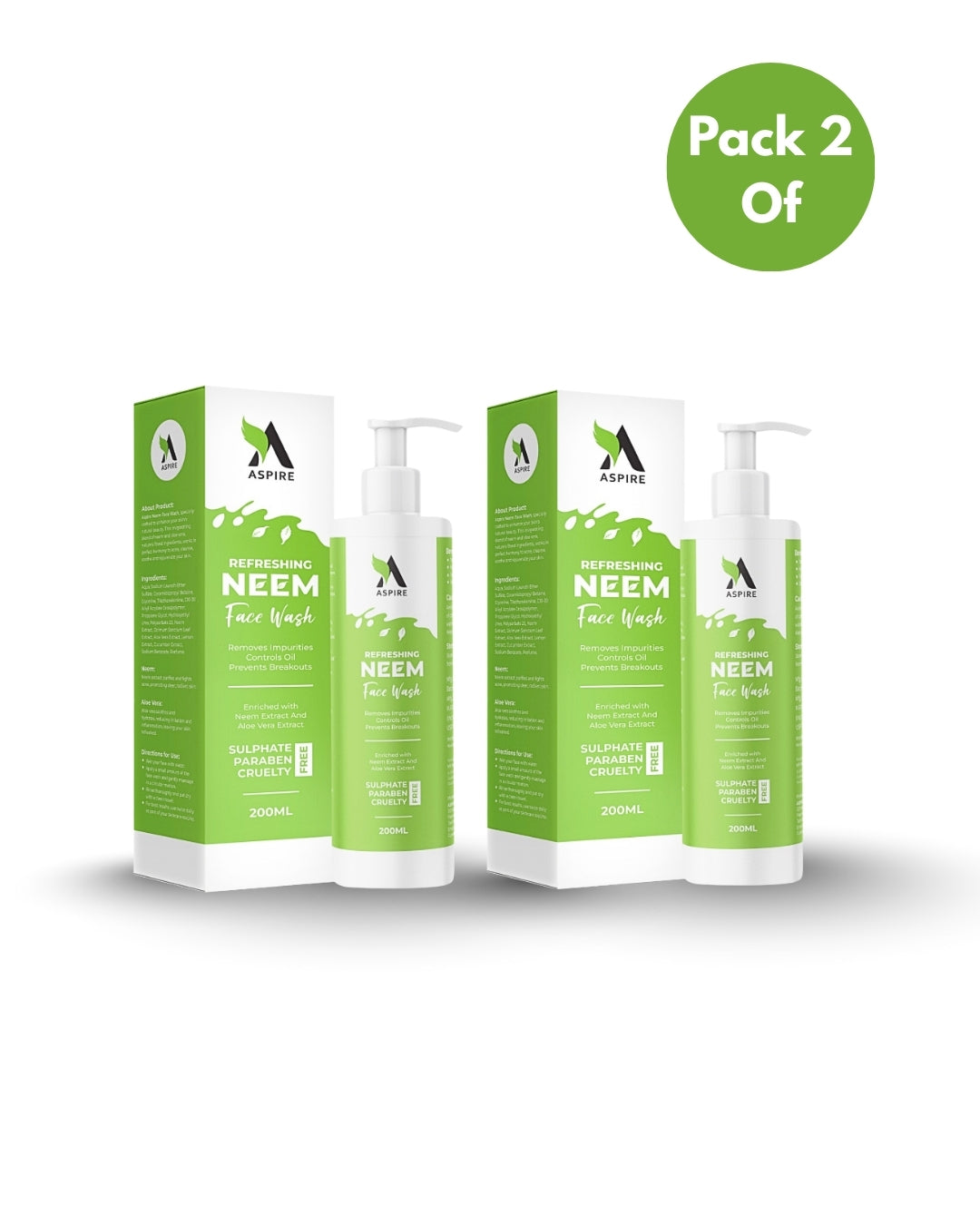 Aspire Wellness Face wash (Pack 2)